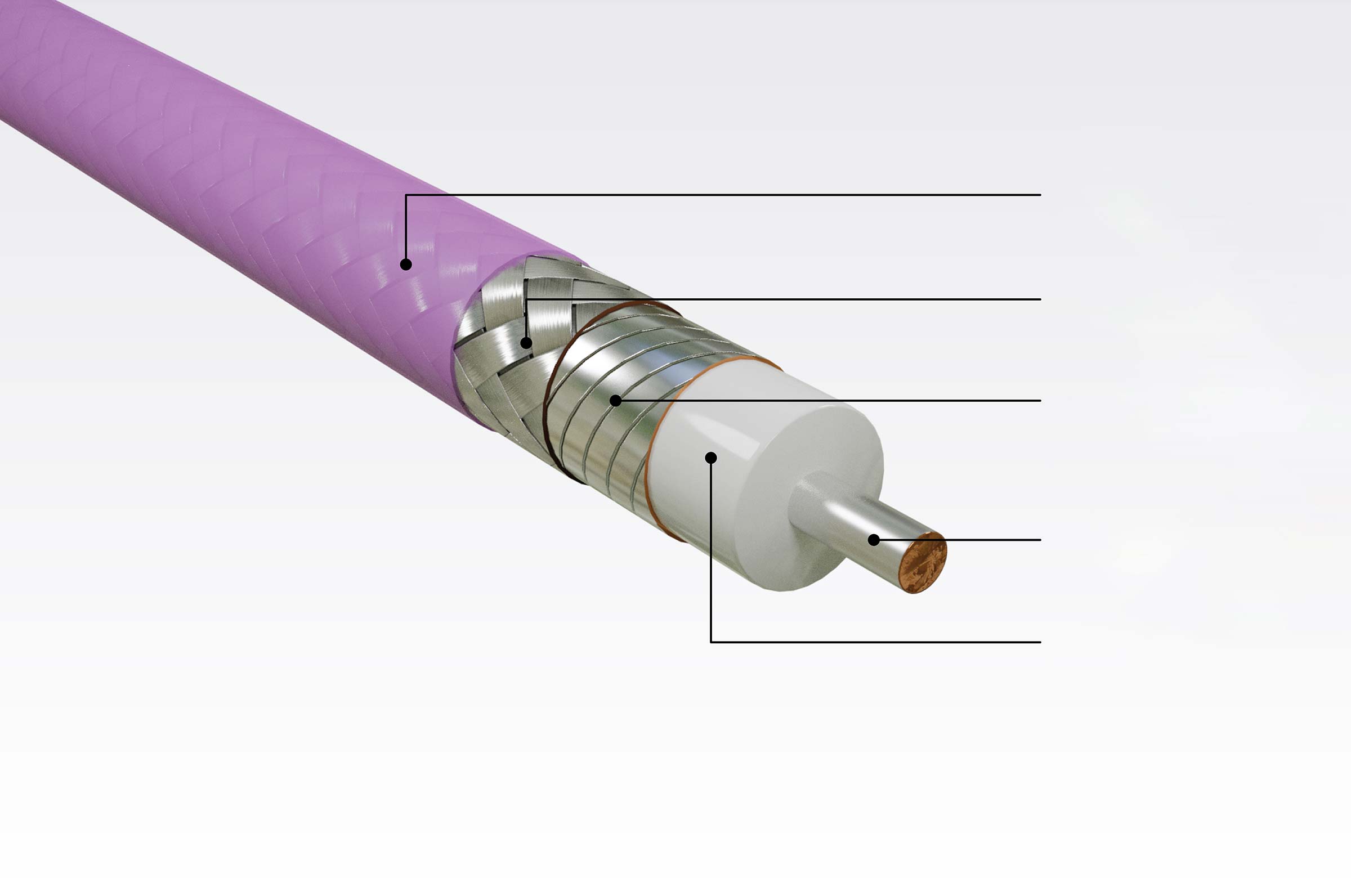 Construction of Gore’s temperature-stable cable assemblies for general purpose test and interconnect.